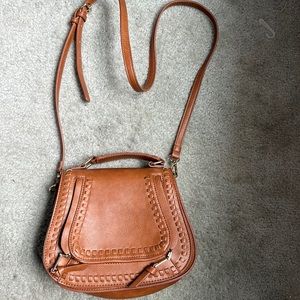 NWOT antik Kraft tan cross body purse clean interior some interior pockets